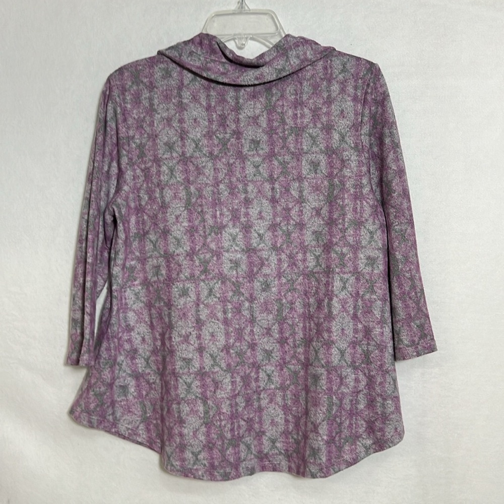 Ruby Road All Cozy Cowl Knit Top - SZ:PM - Picture 2 of 6